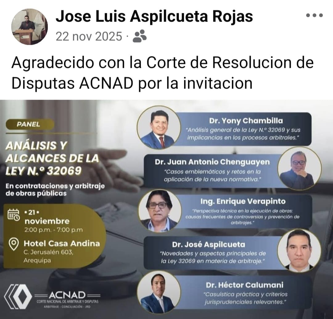 Panel sobre la Ley N.° 32069